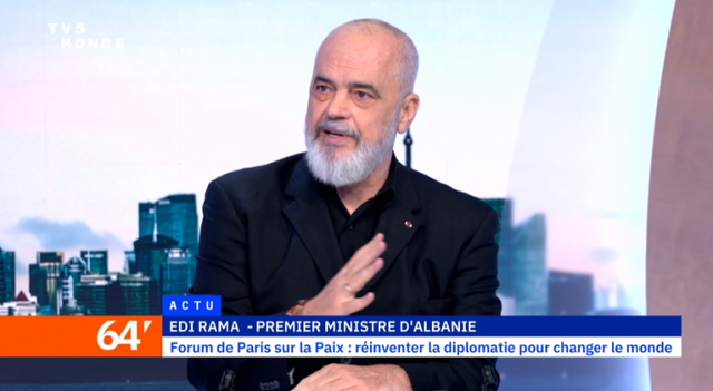 Intervista për “TV5 Monde”, Rama: Projekti i dhëndrit
