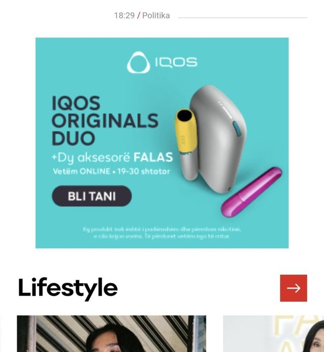 ISHP lejon reklamimin e IQOS në shkelje të ligjit, në SHBA