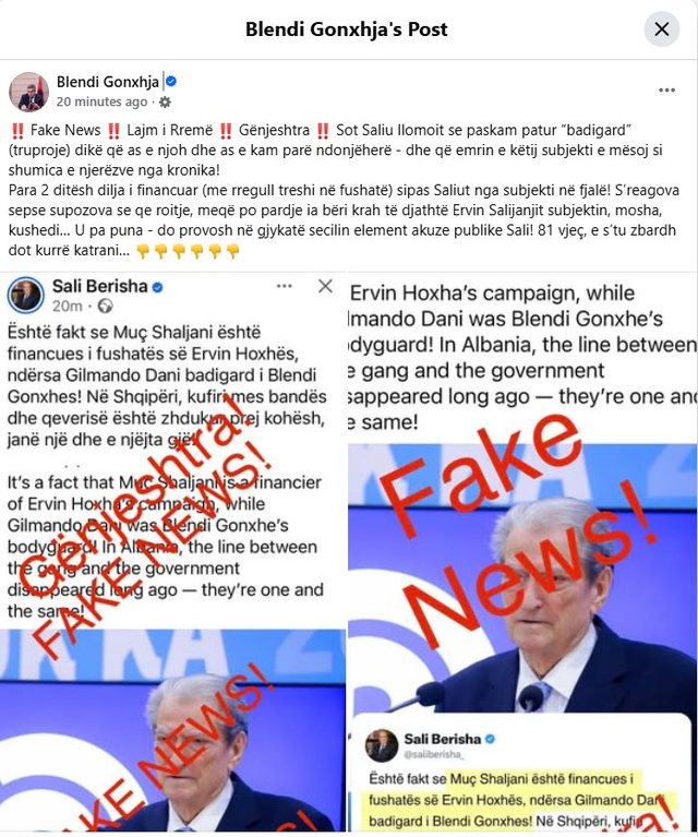 Tha se Gilmando Dani ishte badigardi i tij në fushatë, Gonxhja