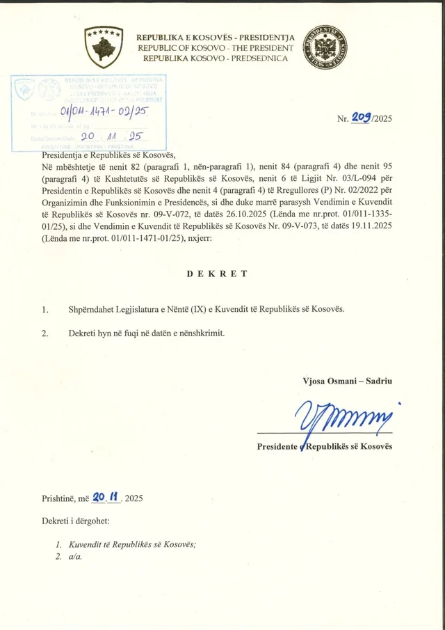 Ja kur  do të mbahen zgjedhjet në Kosovë!