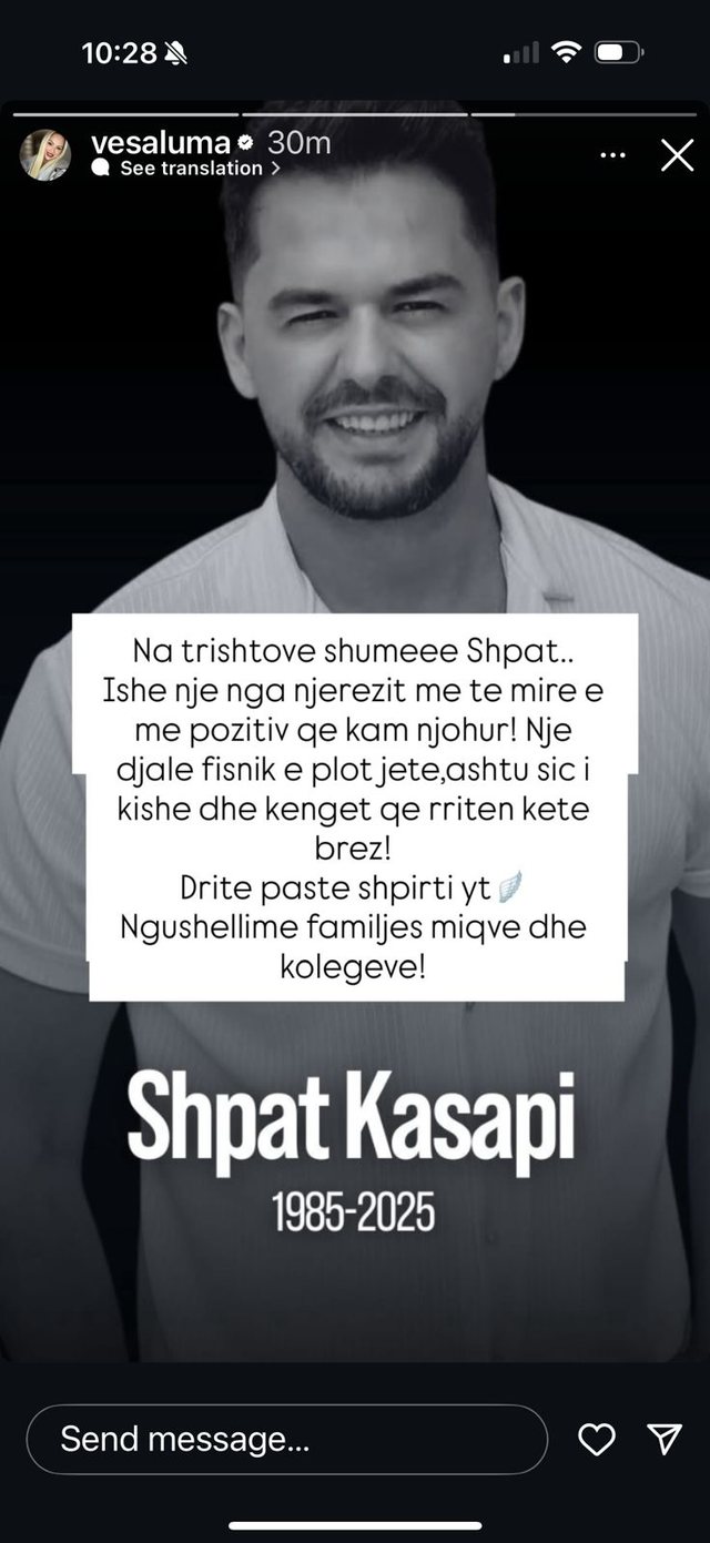 Vdekja e Shpat Kasapit trondit botën e artit shqiptar. Reagime nga