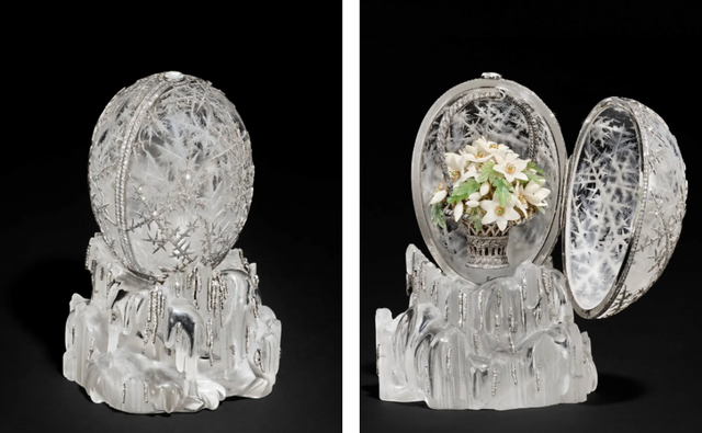 Me kristale e diamante, veza e rrallë Fabergé thyen rekordet e