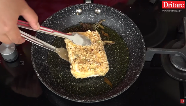 Djathë i skuqur me fruta të thata!