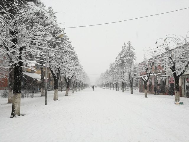 Viti mbyllet me ftoht&euml; dhe d&euml;bor&euml;