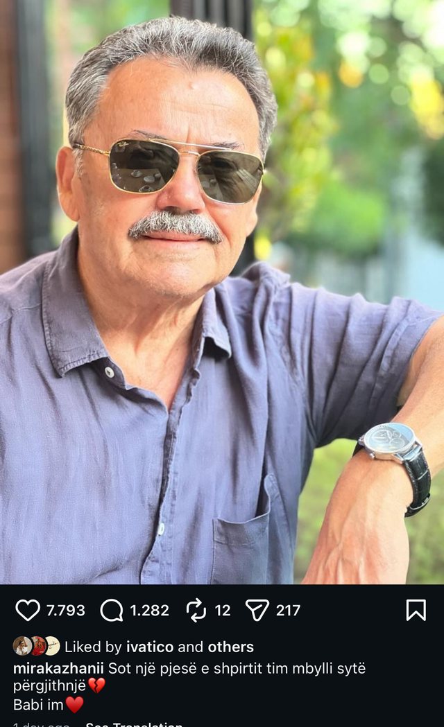 Ndahet nga jeta babai i gazetares Mira Kazhani