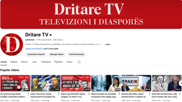 Reuters Institute: 2026 viti i Youtube-TV global