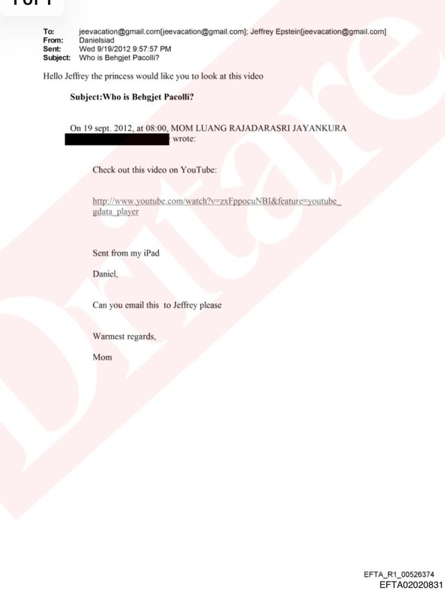 Emri i Behgjet Pacollit n&euml; dosjen e Jeffrey Epstein!