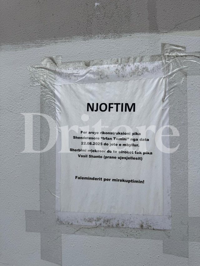 Pse &euml;sht&euml; mbyllur qendra sh&euml;ndet&euml;sore n&euml;