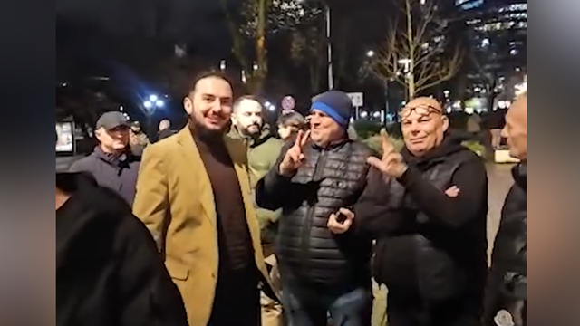 Salianji merr pjes&euml; n&euml; protest&euml;n e PD-s&euml;