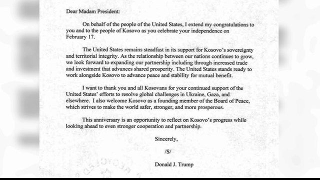 18-vjetori i Pavar&euml;sis&euml; s&euml; Kosov&euml;s! Trump let&euml;r