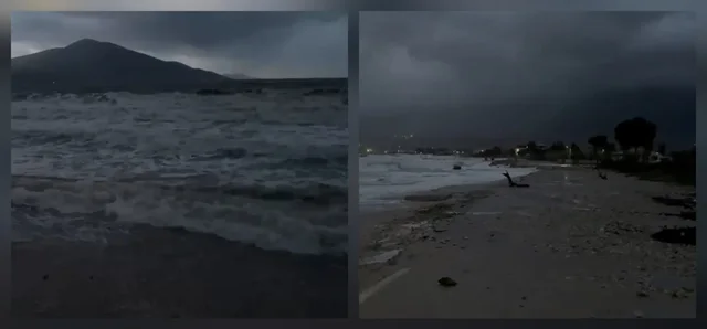 Situatë e pazakontë në Orikum, deti depërton në banesa