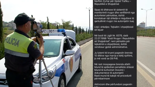 Policia: Kujdes nga mesazhet p&euml;r gjobat e makin&euml;s. Mos i klikoni