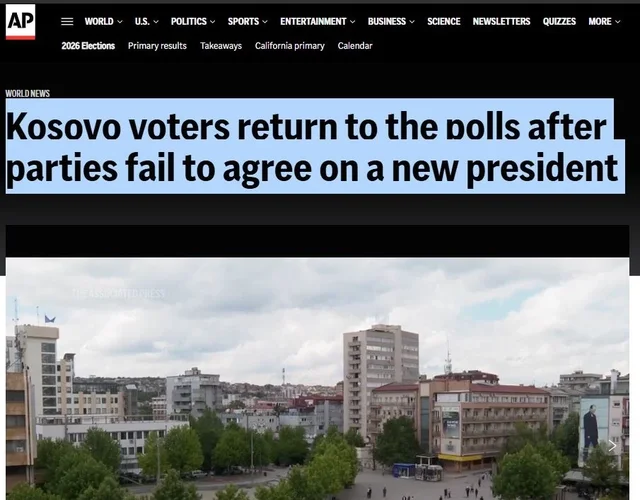 Mediat e huaja p&euml;r zgjedhjet n&euml; Kosov&euml;: Vendi i varf&euml;r me