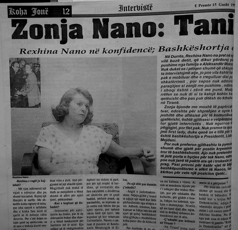 Rexhina Nano: Ju tregoj Fatosin që njoh unë!