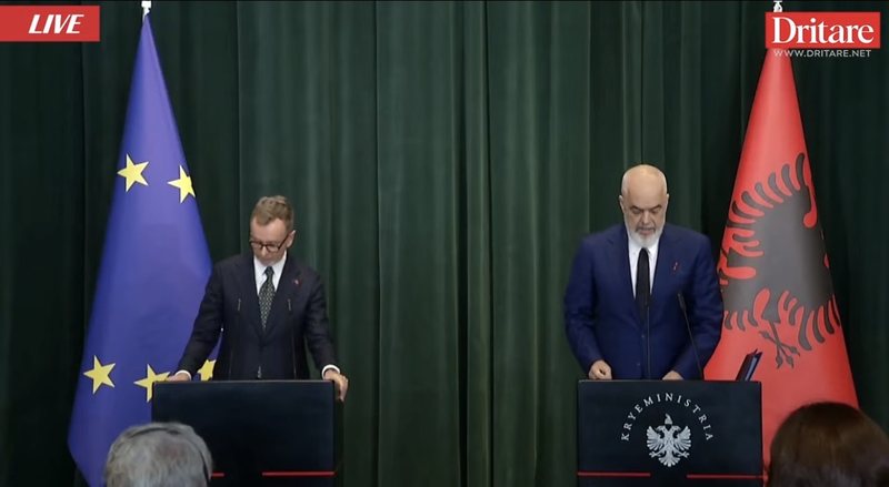 Progresraporti për Shqipërinë, Rama dhe Ambasadori i BE në