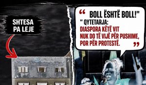 Rama: Dy fotografi, dy fytyra t&euml; debatit p&euml;r protest&euml;n e