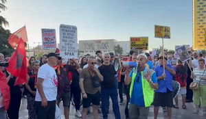 Dita e 20-t&euml; e protest&euml;s/ Organizatori: Nes&euml;r vjen m&euml;rgata,