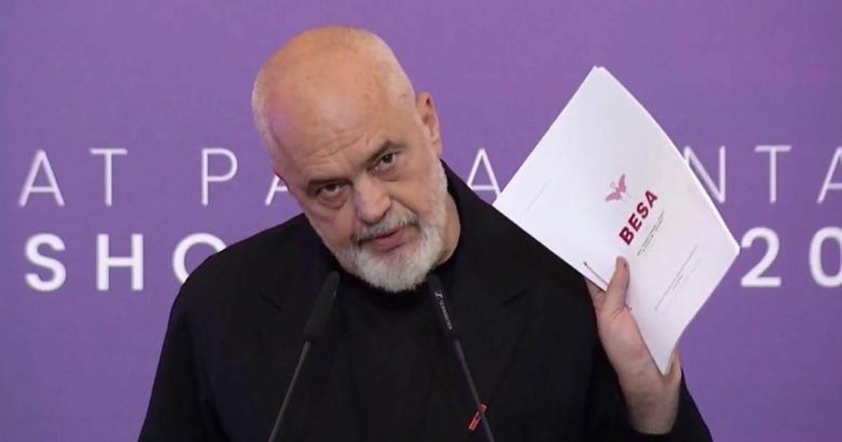 Edi Rama  Nisim me PS  planin  Besa  për shqiptarët