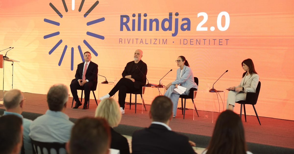 Rama prezanton  Rilindja Urbane 2 0   Program me fond 1 5 miliardë euro për transformimin e qyteteve