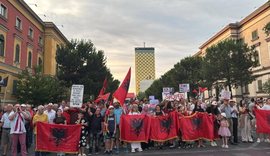 Protesta e 39-t&euml; kund&euml;r qeveris&euml; n&euml; Tiran&euml;,