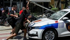 Tensionet n&euml; protest&euml;n para Kuvendit, reagon Ambasada Amerikane