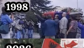 K&euml;shilltari socialist krahason protest&euml;n sot me vitin 1998: Arkivoli