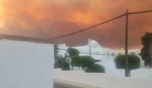 Zjarr masiv n&euml; jug t&euml; Spanj&euml;s, t&euml; pakt&euml;n 12 t&euml;