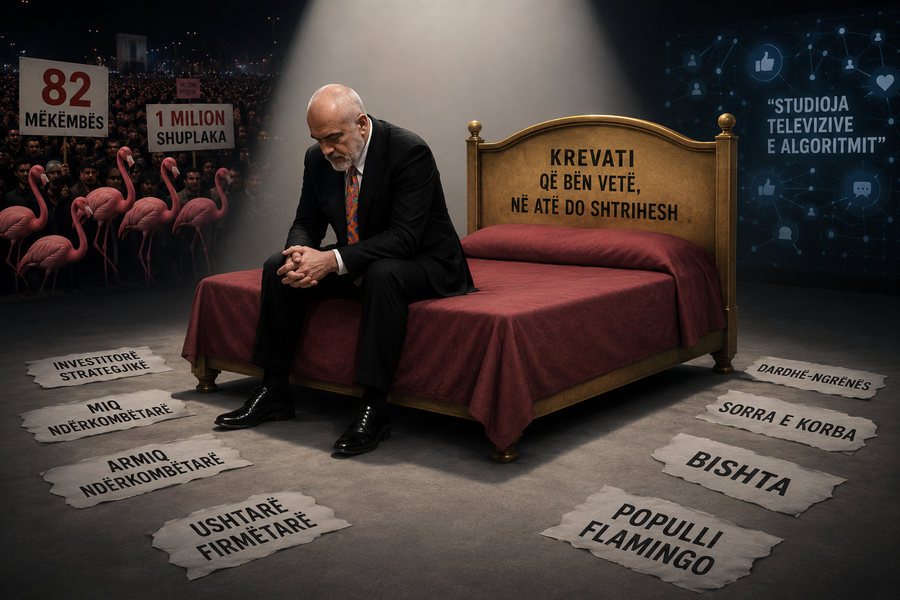 Krevati ku i duhet të shtrihet kryeministrit