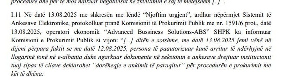 Komedi në KPP/ ABS: Tërheqjen e ankimimeve për tenderat e AKSHI-t