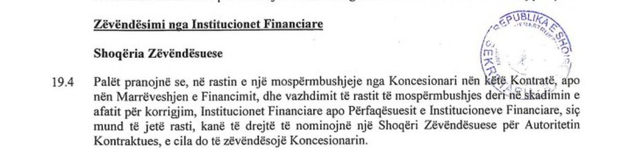 BKT si përmbarues i qeverisë/ Kontrata koncesionare i jep fuqi të
