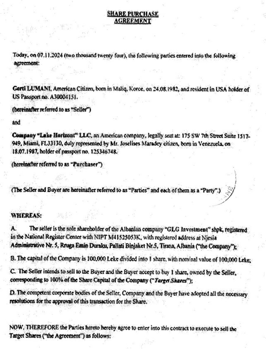 Dyshime për pastrim parash, një kompani fantazmë nga Amerika ble