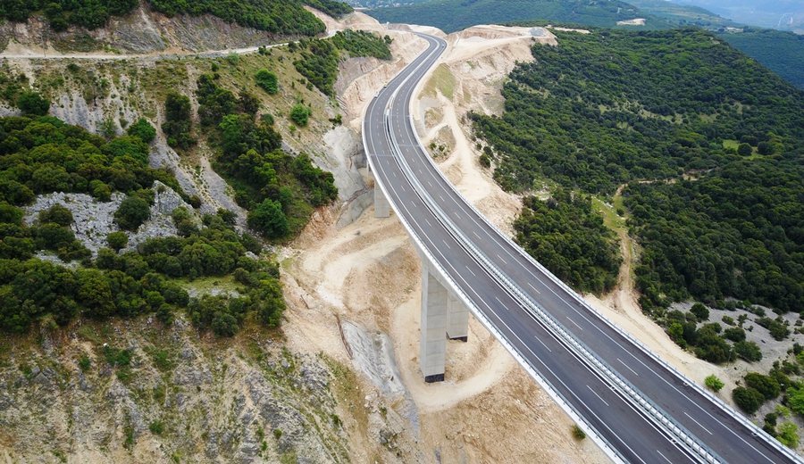 Janinë-Kakavijë, Greqia ndërton autostradë me 6 korsi 40%