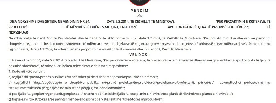 Qeveria i hap rrugën privatizimit të zonave të mbrojtura