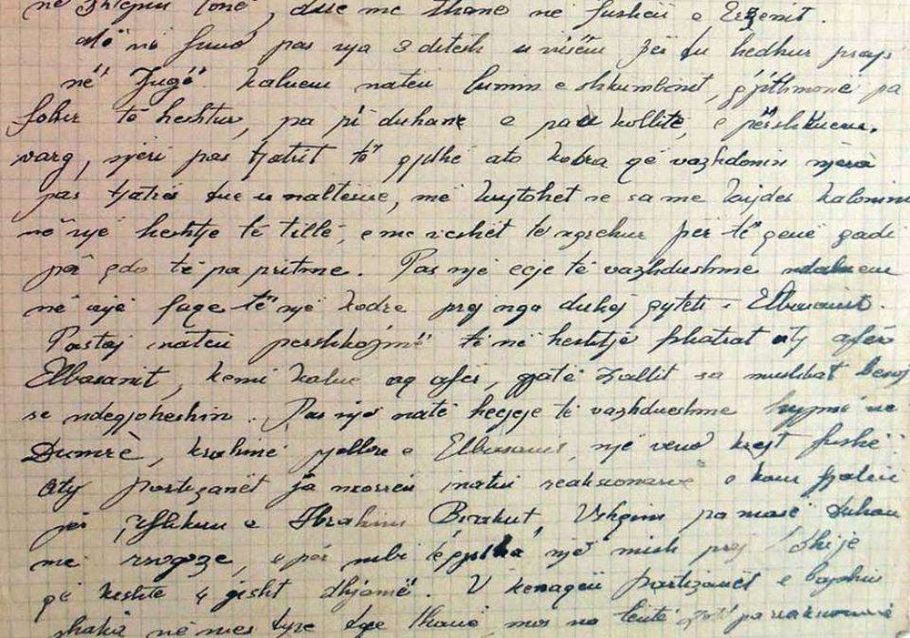 Dokumenti/ &Ccedil;far&euml; hanin gjat&euml; luft&euml;s, partizan&euml;t,