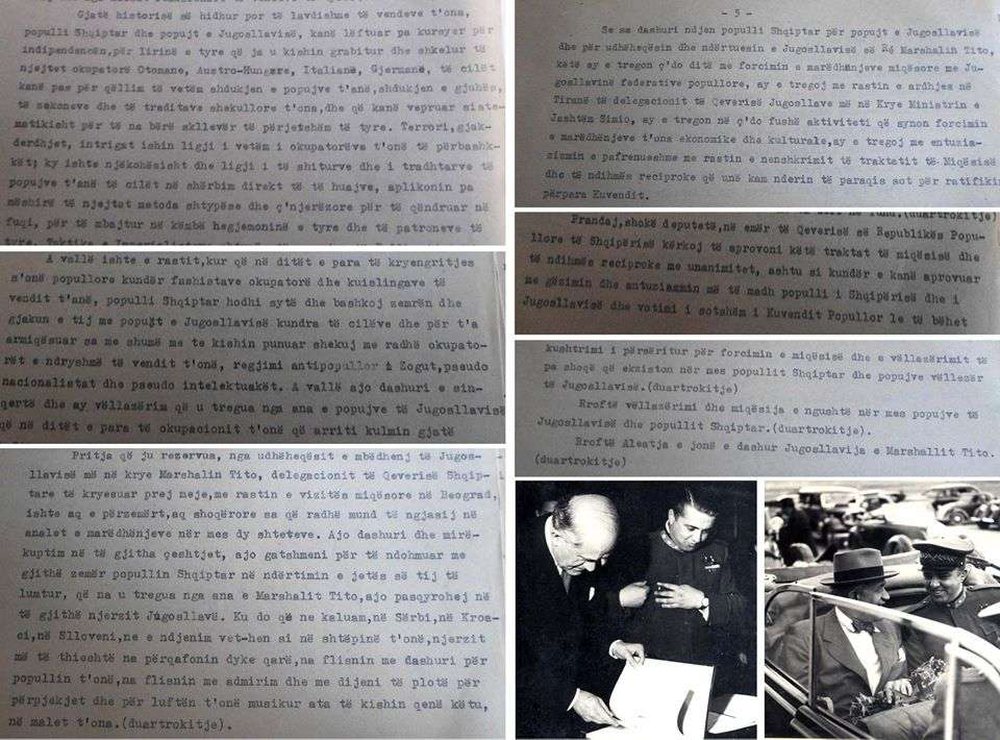 1946/ Zbulohet fjalimi servil i Enver Hoxh&euml;s ndaj Jugosllavis&euml; dhe