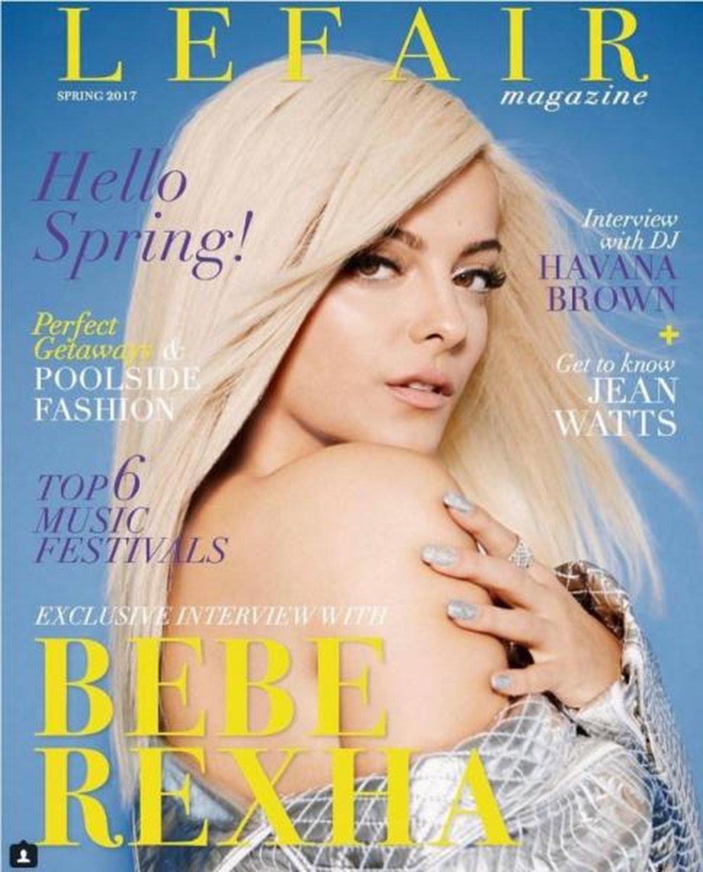 Bebe Rexha "rr&euml;mben" faqen e par&euml; t&euml; revist&euml;s