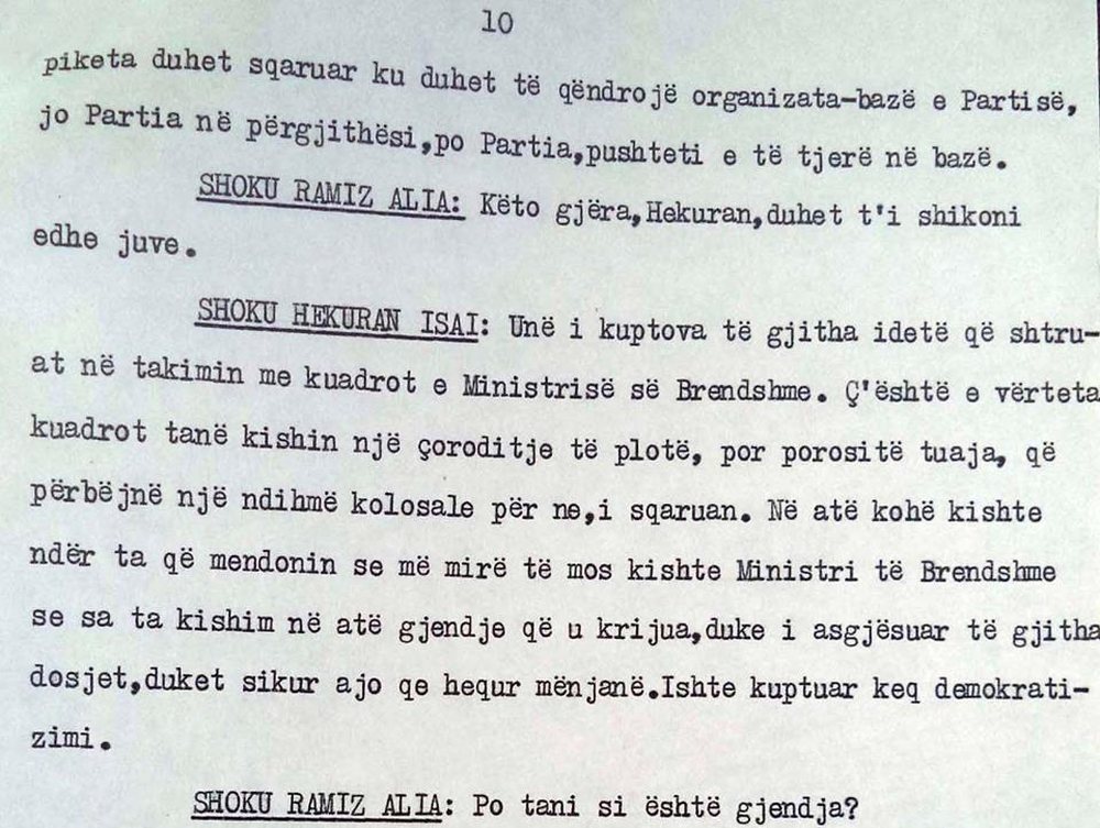 1990-1991/ Urdhrat q&euml; asgj&euml;suan dosjet e Sigurimit t&euml; Shtetit