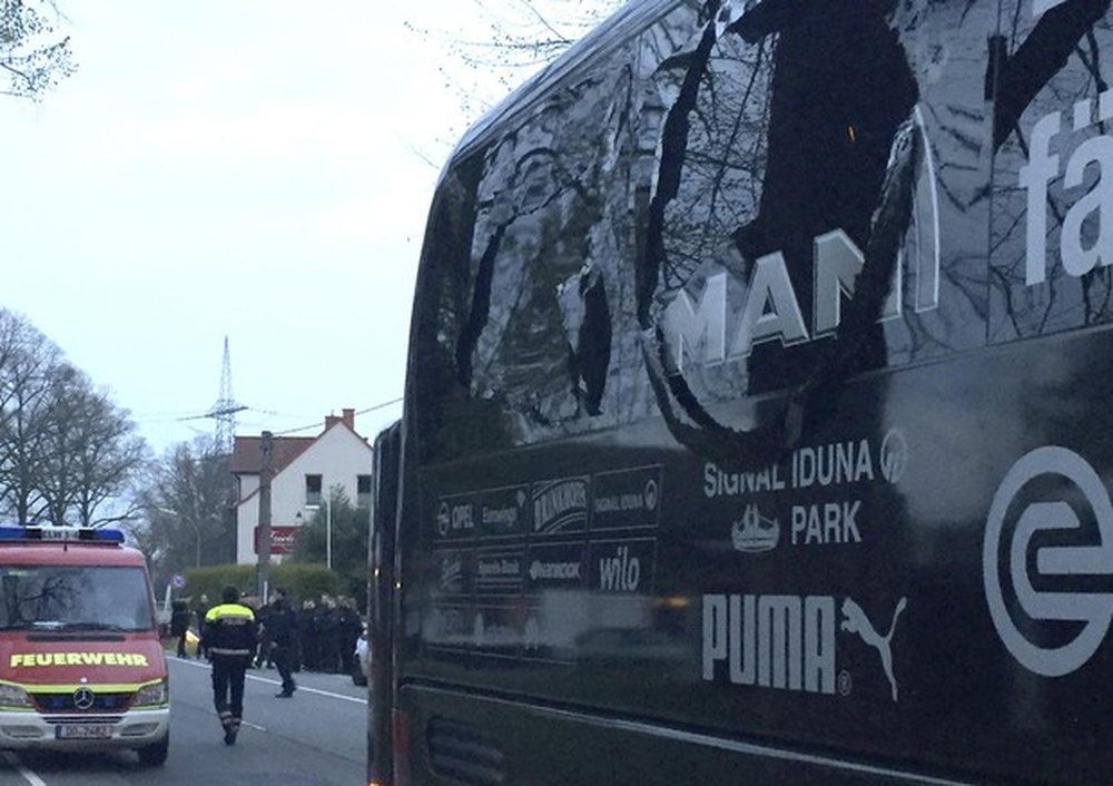FOTO/ Si u sulmua autobusi i Borussia Dortmund