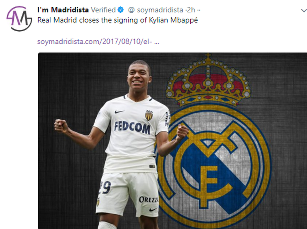 Tj&euml;t&euml;r blerje rekord/ Kylian Mbappe vesh bluz&euml;n e Realit