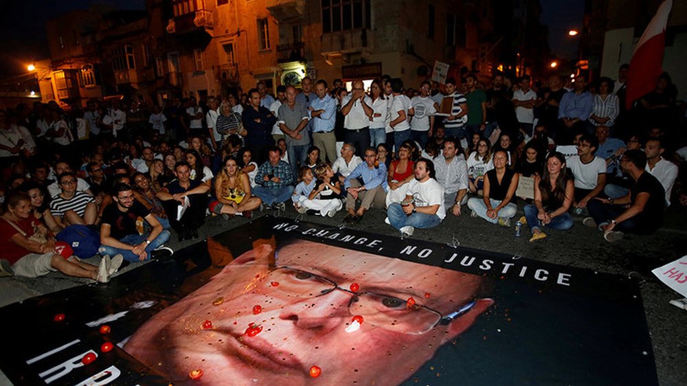 Vrasja e gazetares s&euml; 'Panama Papers', protesta masive
