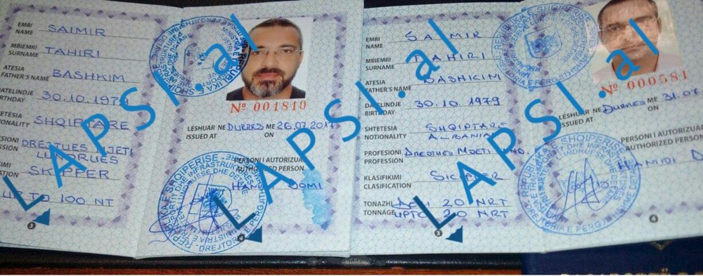 Ekskluzive/ Foto e patent&euml;s s&euml; Saimir Tahirit si skafist