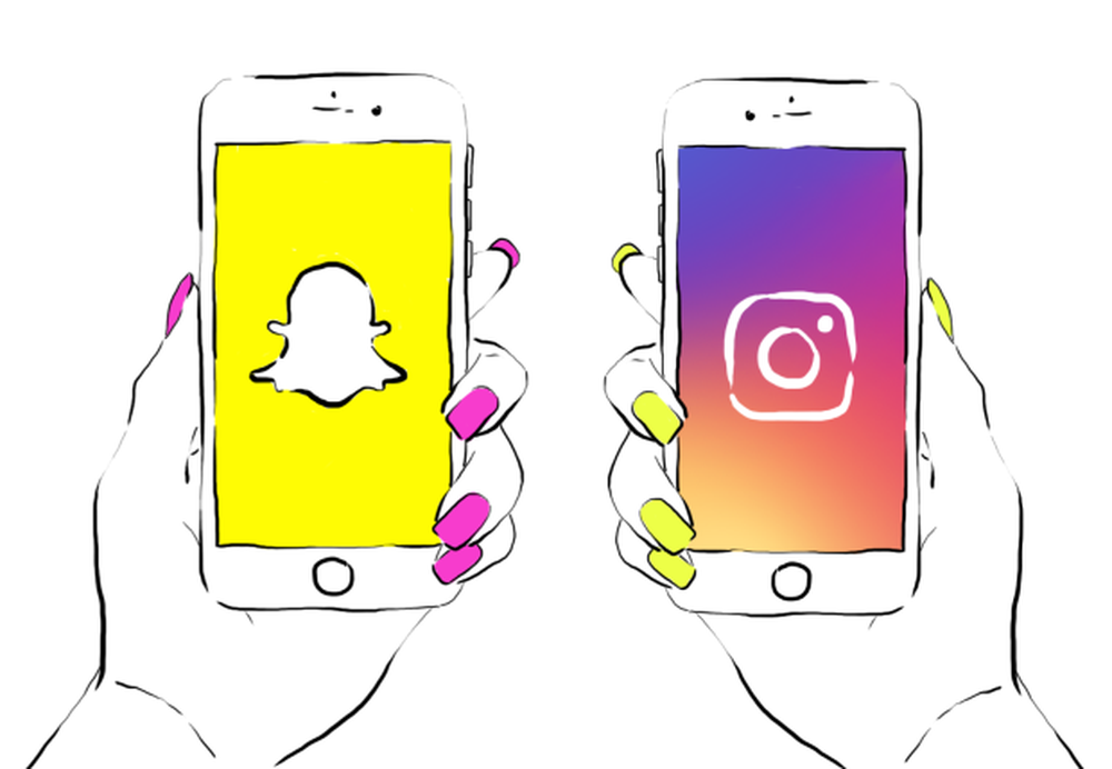 Dikur "Instagram" kopjonte "Snapchat" tashm&euml; ndodh e