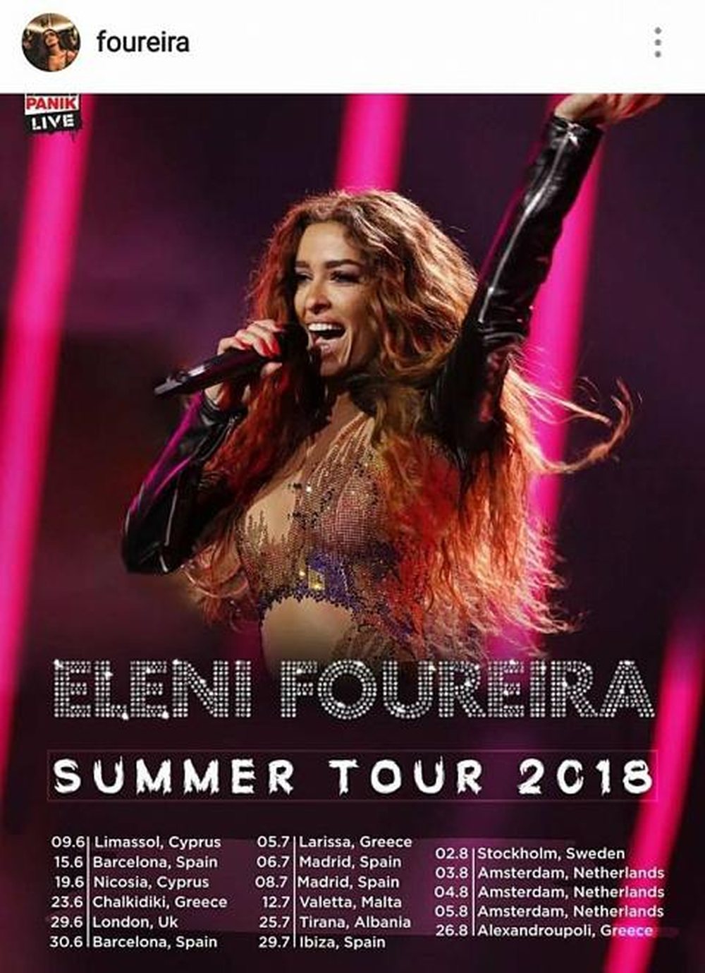 Pas Ermalit dhe Rit&euml;s edhe Eleni Foureira koncert n&euml; Tiran&euml;