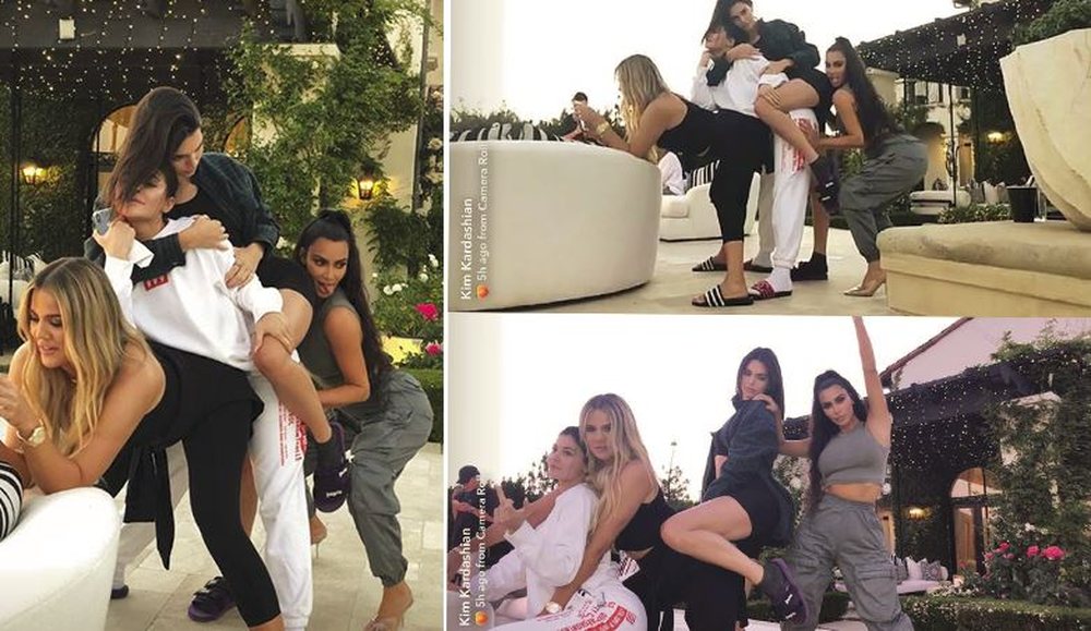 Motrat Kardashian-Jenner mblidhen p&euml;r t&euml; festuar