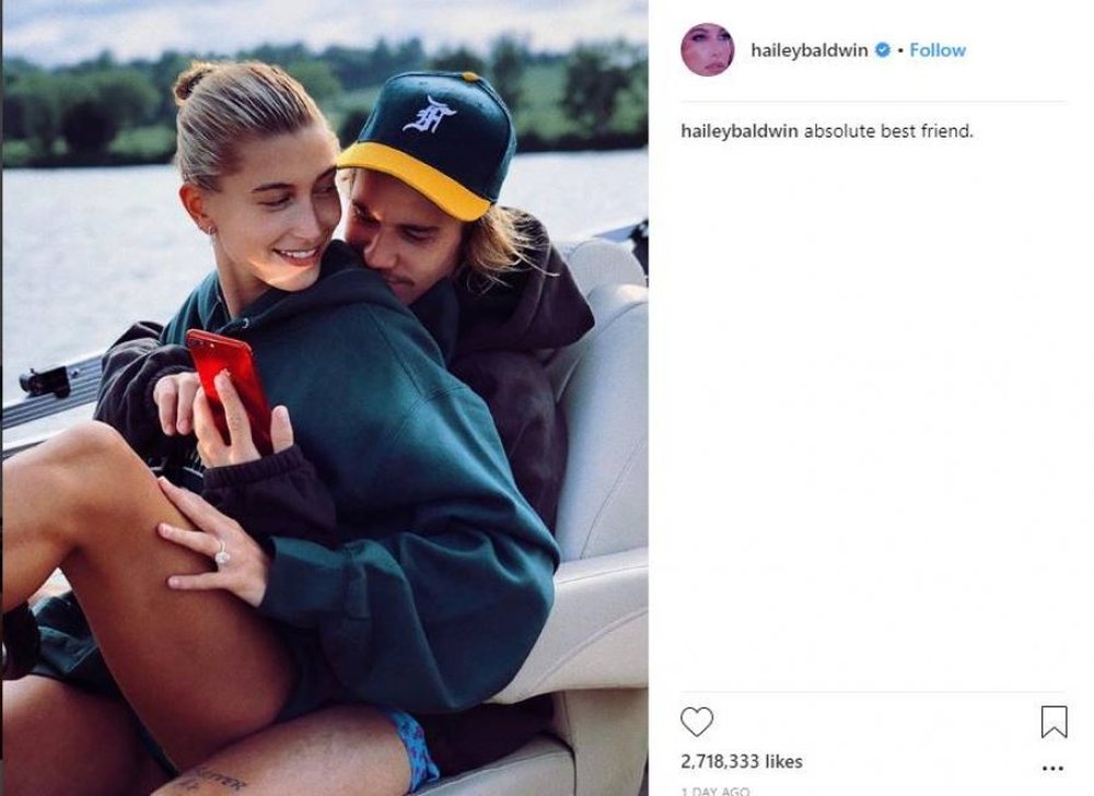 Hailey, dedikim hapur Justin Bieber