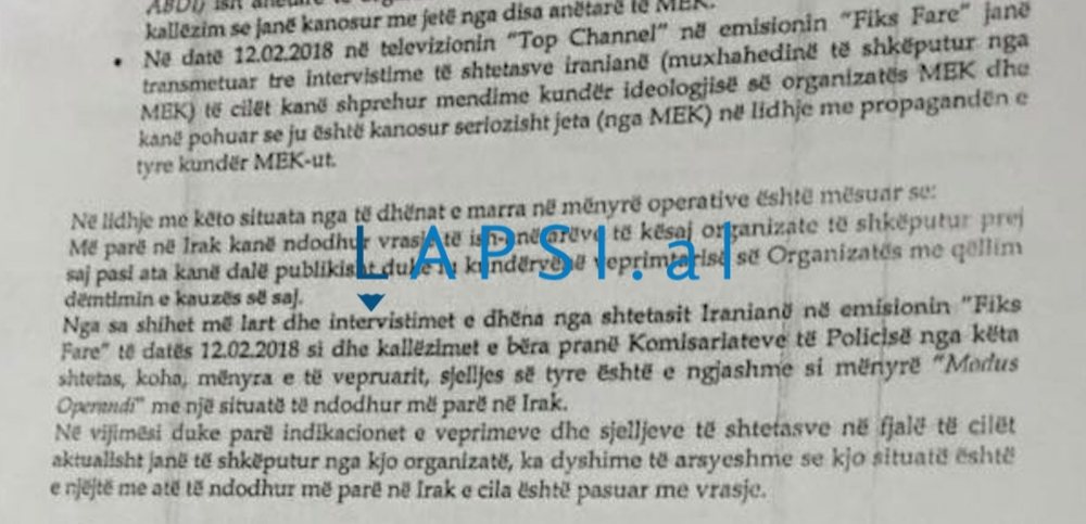 Raporti sekret i policis&euml;: Muxhahedin&euml;t p&euml;rb&euml;jn&euml; rrezik
