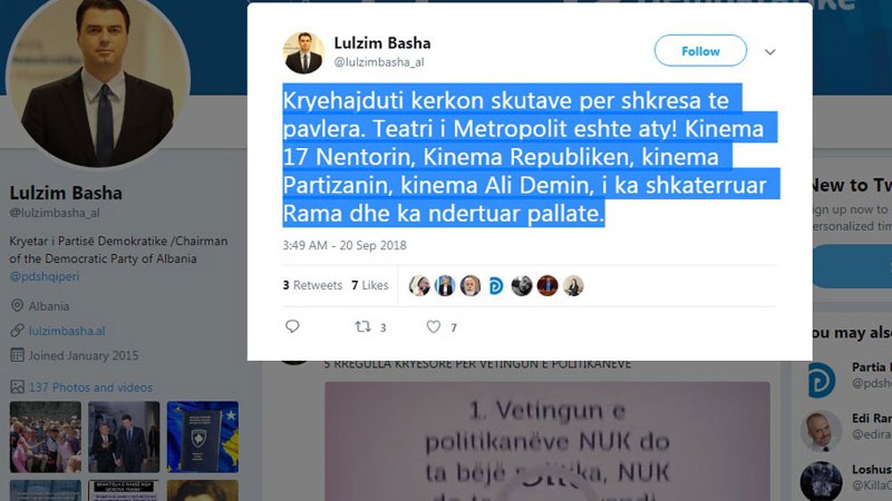Basha dh&euml;mb&euml; p&euml;r dh&euml;mb&euml; me Ram&euml;n: Kryehajduti