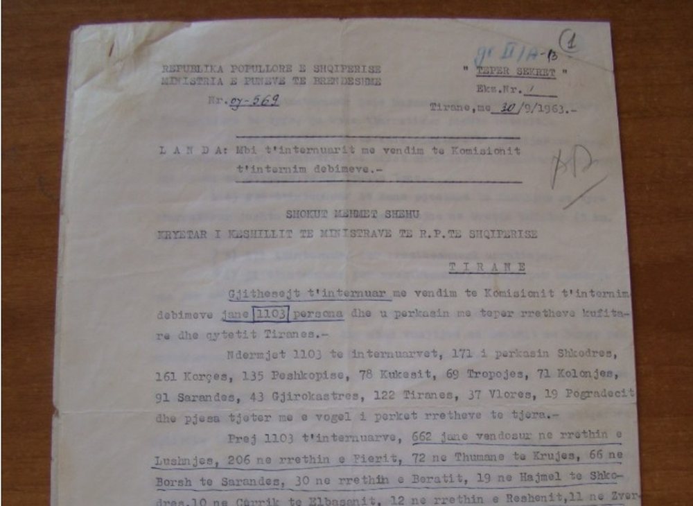 Dokumenti i rrall&euml; i 1962 q&euml; iu dor&euml;zua Mehmet Shehut/