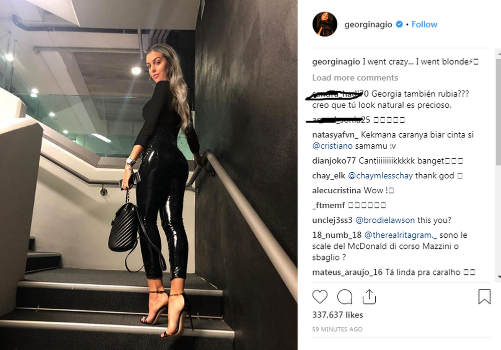 Georgiana Rodriguez ndryshon look,'Jam &ccedil;mendur'
