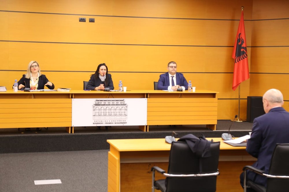 Vettingu, Komisioneri Publik ankimon vendimin p&euml;r kryetaren e Gjykat&euml;s